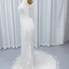 Jancember Simple A-line Wedding Dresses 2024 Chiffon Bride Party Gowns Lace Custom Bridal Robe De Mariee vestido de noiva HX01 3