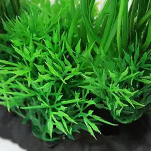 

Green Artificial Decor Long Leaves Plant Fake Water Grass for Aquarium Fish Tank