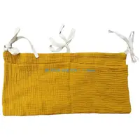 Crib Cotton Diaper Bottle Molar Toy Storage Bag Keep Gadgets Easy to Access U6XE