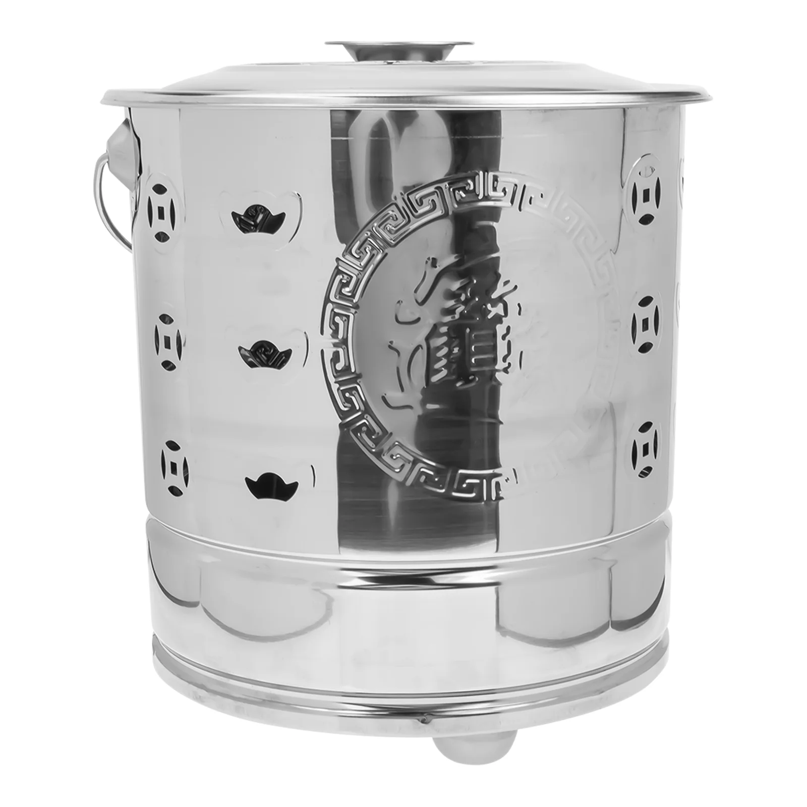 IncineratorBurnFirePitBurningStainlessSteelCanBowlBucketBin