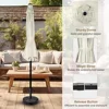 7.5ft Patio Umbrella, Outdoor Table Market Yard Umbrella with Push Button Tilt/Crank, 6 Sturdy Ribs, Patio Umbrellas 3