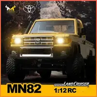 MN82 Remote Controlled Climbing Off-road Vehicle 1:12 Full Scale 4WD for Toyota LC79 Simulation RC Model Children Toy Rc Car 2