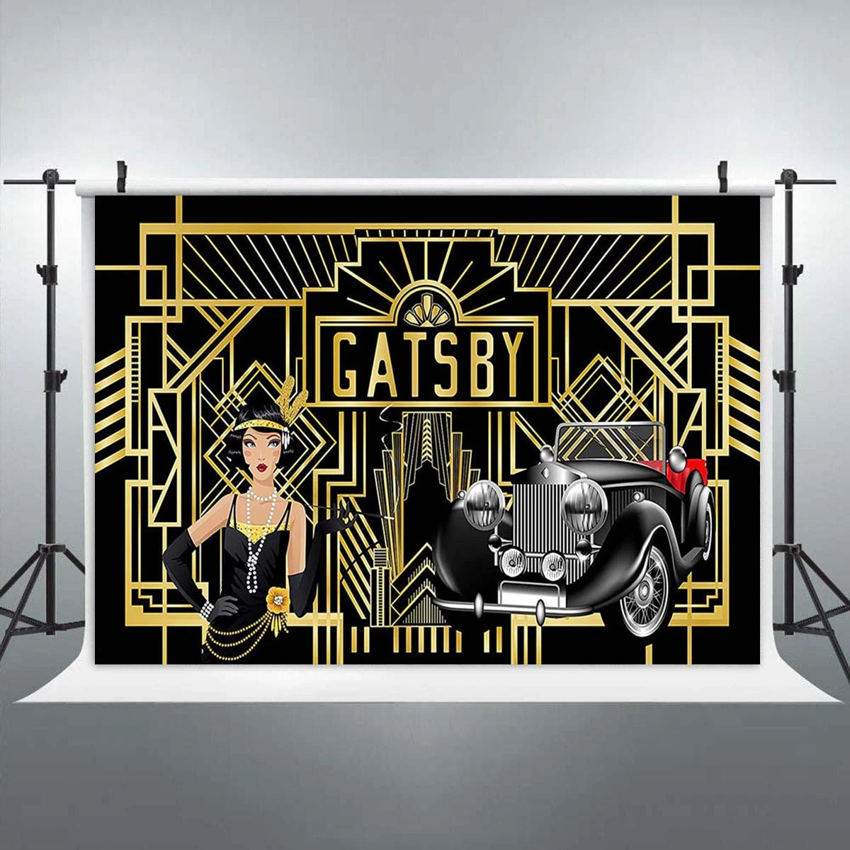 20's Themed Party Wall Poster Backdrop The Great Gatsby for Women Birthday  Background 1920s Gangster Vintage Photo Booth Banner| | - AliExpress