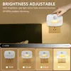 LED Night Light EU Plug In Smart Motion Sensor Light 220V Wall Lamp for Home Aisle WC Hallway Stair Kitchen Bedroom Night Lamp 5