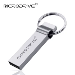 High - Speed Waterproof Portable USB Flash Drive - Multiple Storage Capacities Available - 64 GB (Silver)