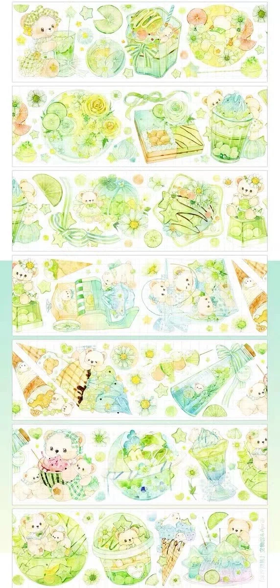 cute-lemon-bear-crystal-pet-washi-masking-tape