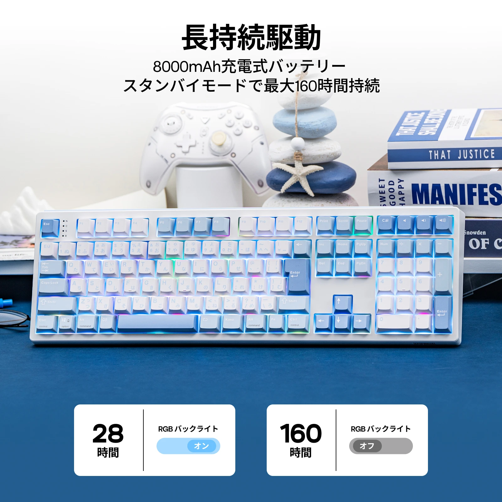 EPOMAKER TH108 JIS 日本語配列 (Creamy Jade) Amazon | EPOMAKER