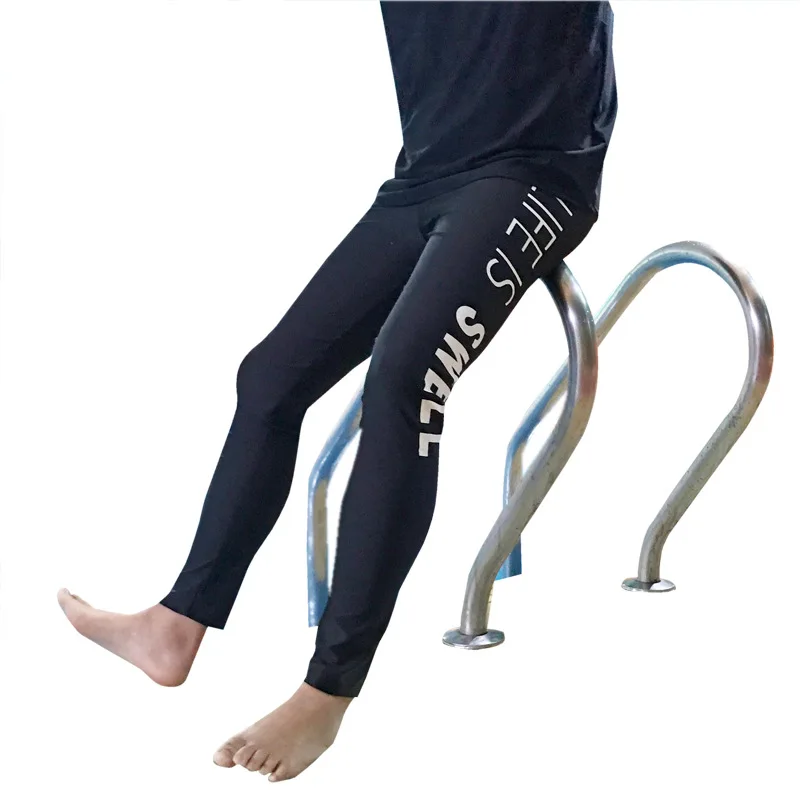 

HaleyChan Quick-Drying Swimming Pants for Women Trans Lesbian Tomboy Beach Shorts Tomboy Beach Pants Nylon Black Swimming Pants