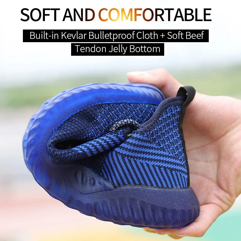 Men's Steel Toe Cap Indestructible Work Boots - Puncture-Proof Safety Shoes
