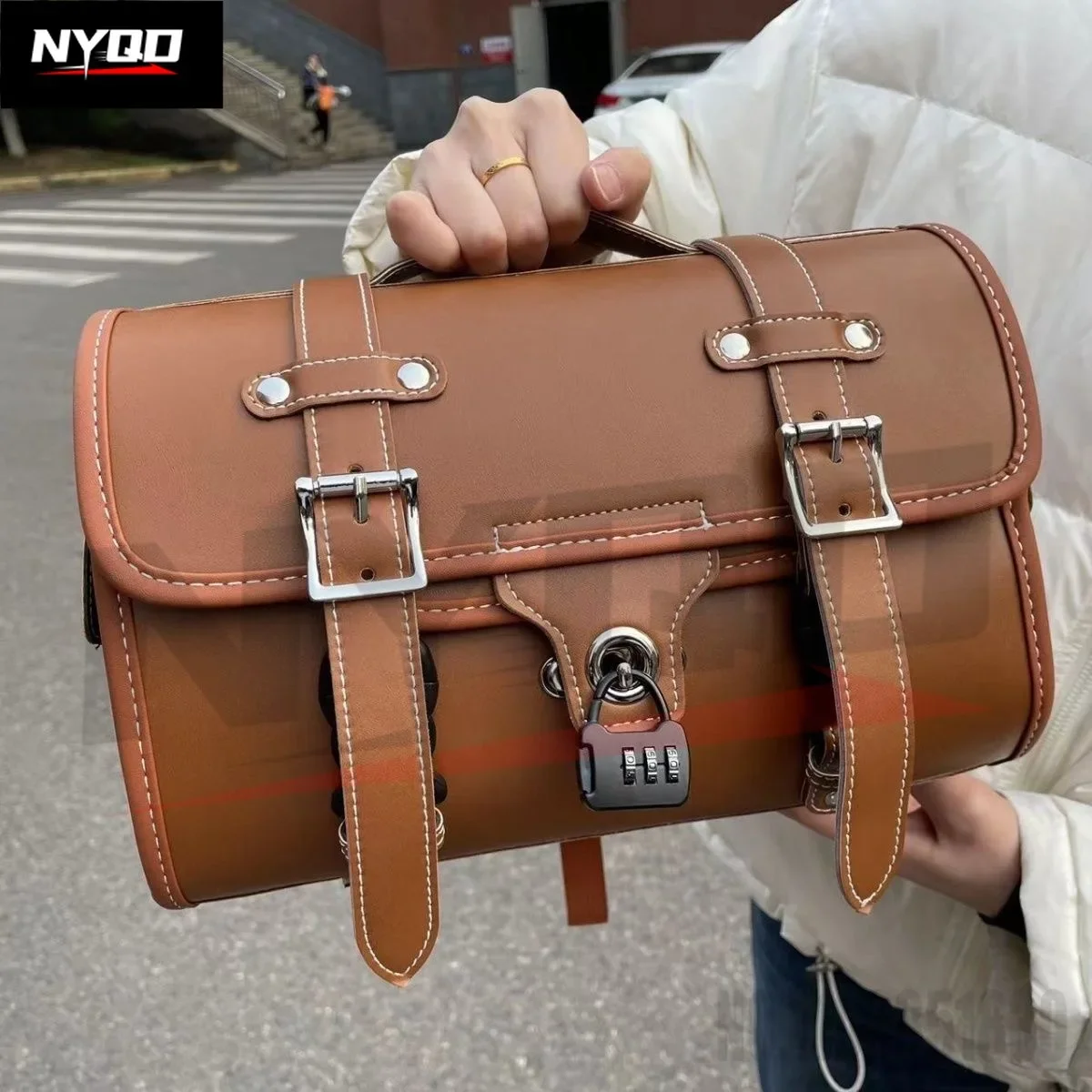 Borse e Bagagli per Moto, Borse Laterali per Moto, Borsa Portaoggetti Laterale Impermeabile, Bauletto per Bici Elettrica, Bagaglio da Viaggio - immagine 4