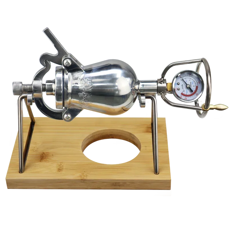 280ml Hand Popcorn Machine Open Firing Popcorn Puffing Machine Stainless Steel Mini Popper Small Manual Maker
