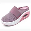 Women's Air Cushion Walking Shoes 2025 Summer Mesh Lightweight Wedge Platform Slippers Female Sneakers Mules Zapatos De Mujer 5