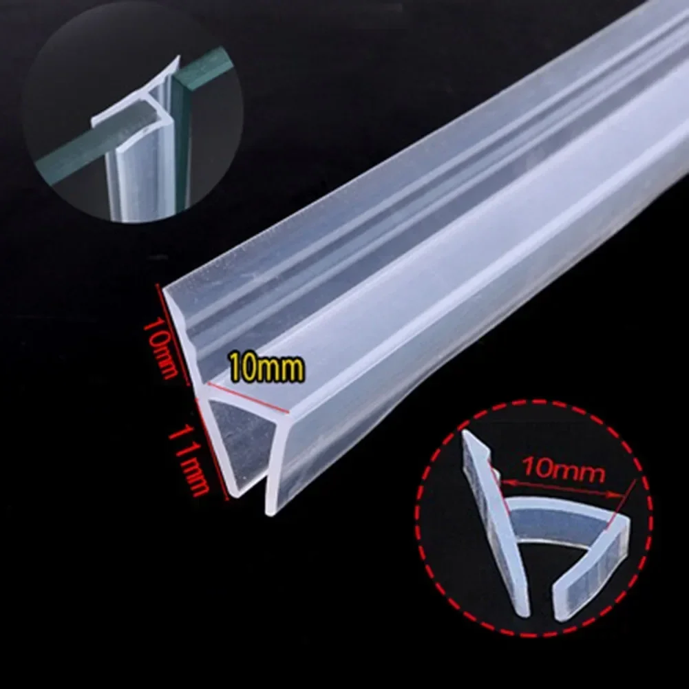1Pcs 2M Shower Door Seal Bath Strip Screens Glass Gaps Home Improvement 6mm/8mm/10mm/12mm door seal strip,shower door seal,shower water barrier,rubber shower seal