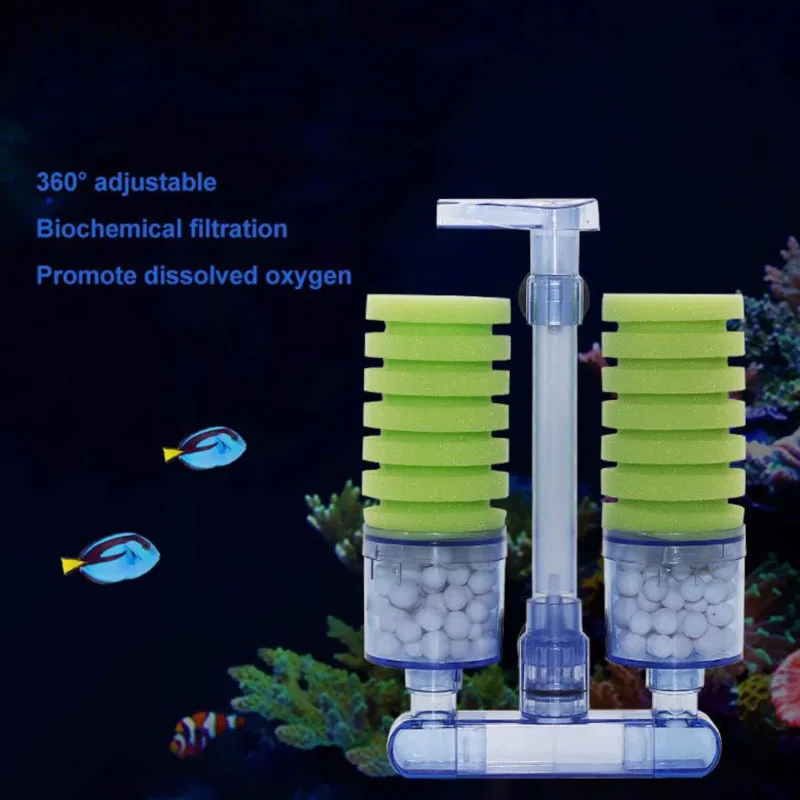 

New Aquarium Filter for Aquarium Fish Tank Air Pump Skimmer Biochemical Sponge Filter Aquarium Bio Filter Filtro Aquario