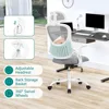 Office Computer Desk Chair, Ergonomic High-Back Mesh Rolling Work Task Chairs with Wheels and Adjustable Headrests,Study, Grey 5