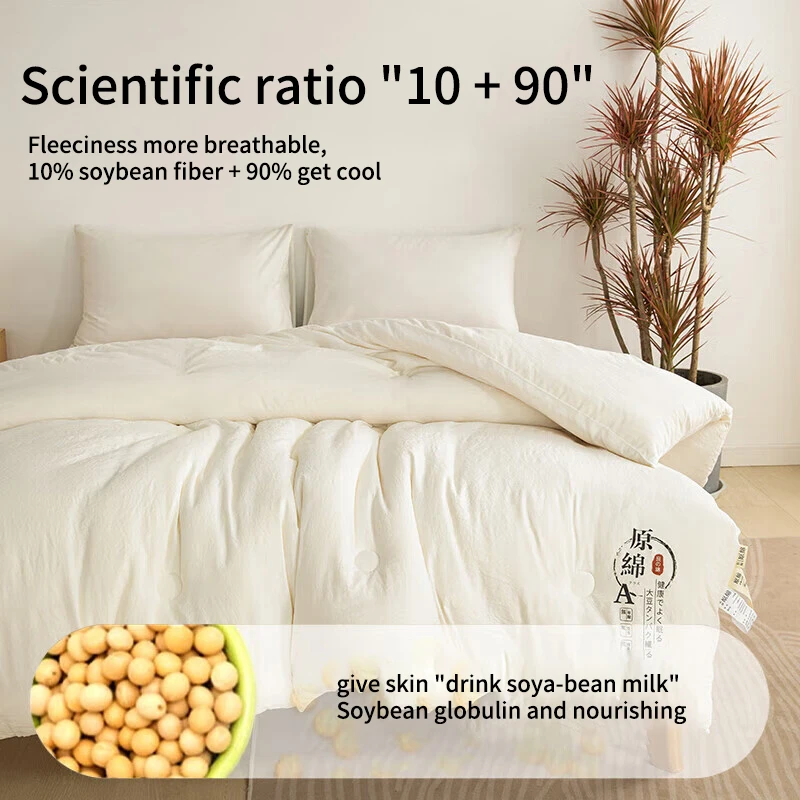 Raw Cotton Soybean Quilt Spring and Autumn Quilt Thickened Winter