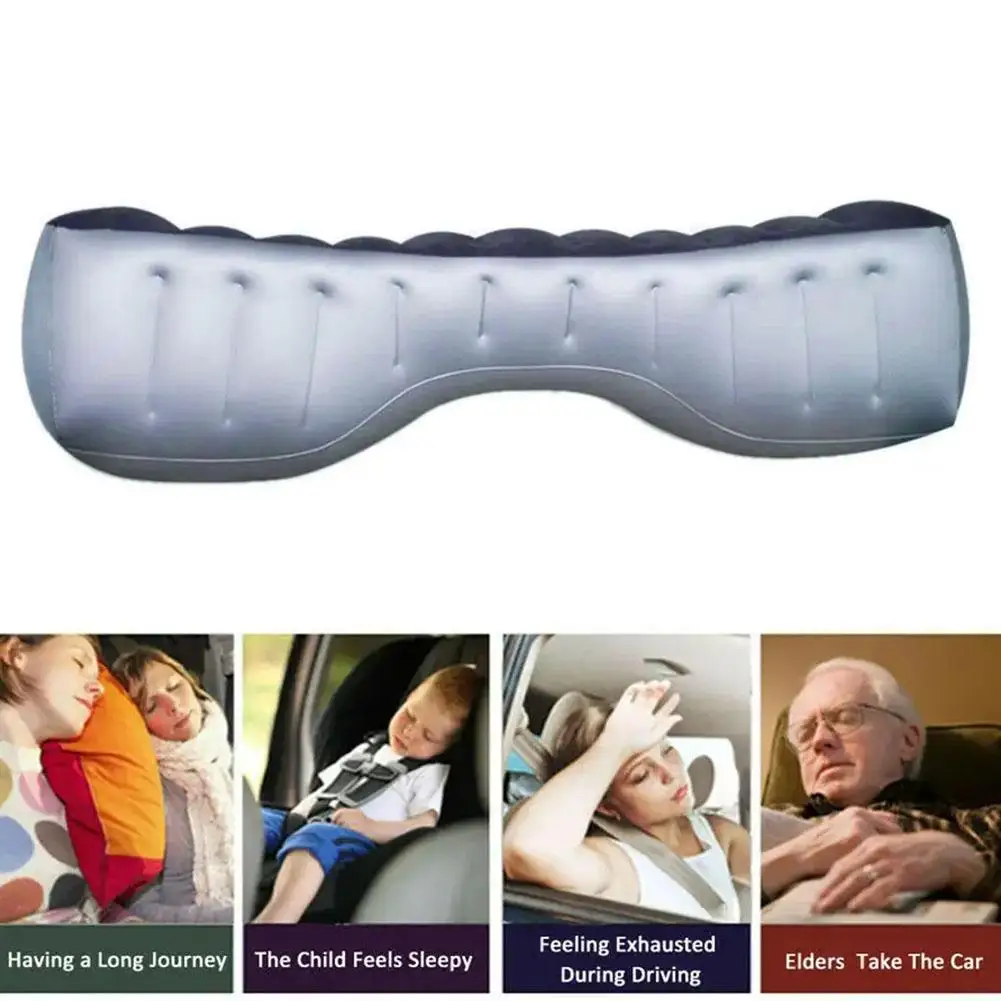 Inflatable Car Travel Bed Mattress Car Plug Air Cushion Camping Mattress For Vehicles Car Camping Equipment P3X8