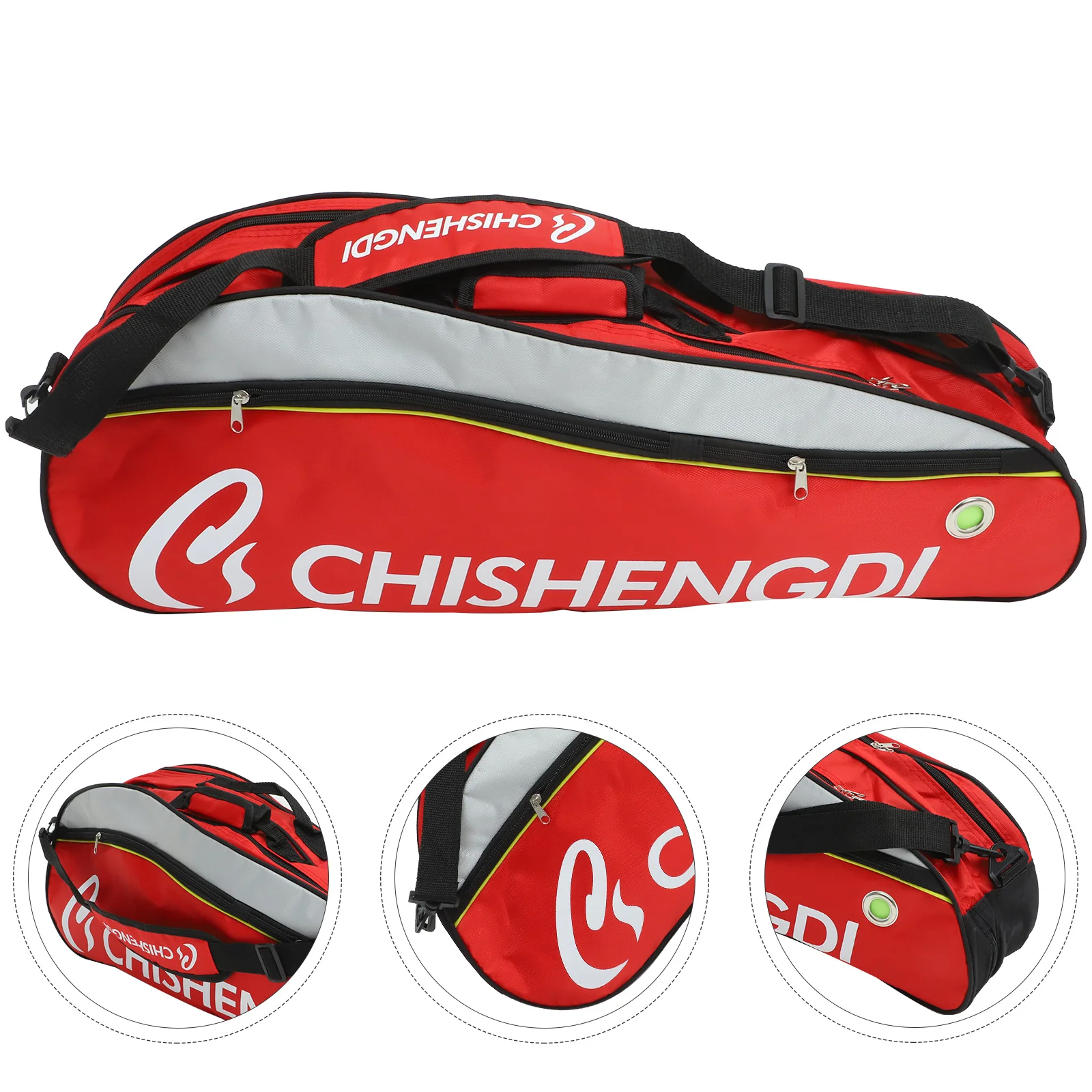 Badminton Bag Organizer Large Racket Pouch Portable Multi-layer Outdoor Supply Nylon Duffle