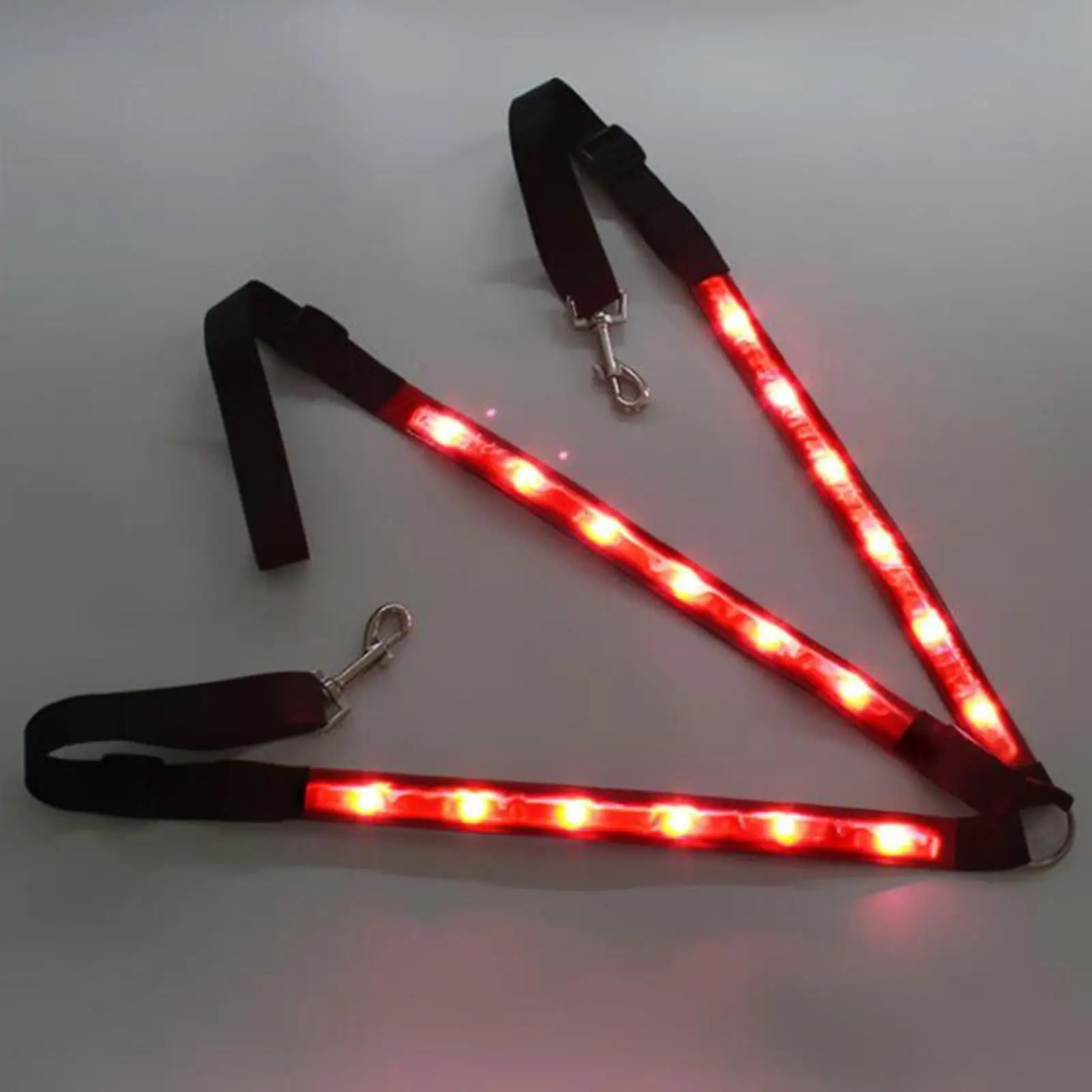 LED Horse Breastplate Collar Harness LED Strips Horse Chest Strap Battery Operated Belt Adjustable Equestrian Safety Gear 4