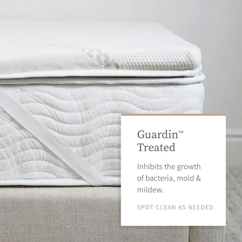 Graphite Memory Foam Mattress Topper 3 Inch Cooling Comfort Pressure Relief Motion Isolation Eco-Friendly CertiPUR-US 4