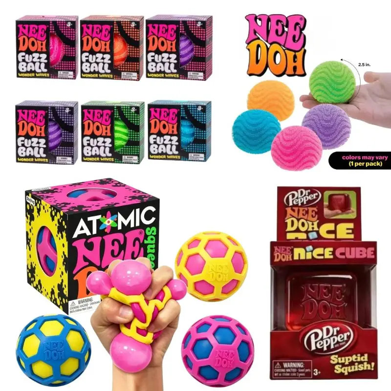 2026 Hoogwaardige Squishies Fuzz Wonder Waves Sensorisch Knijpspeelgoed met Textuur Stressverlichtende Fidgetbal voor Volwassenen Cadeau_voghion.com