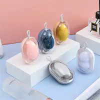 1-5pcs New Style Space Capsule Makeup Egg Dust-proof Storage Boxes Transparent Breathable Women Make Up Accessories Beauty Tools 2