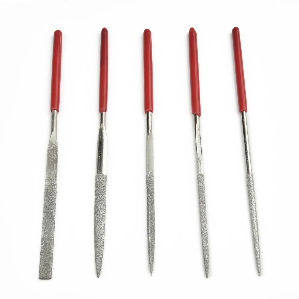 

Ceramic Glass Stone Needle Files 5pcs Set Tools Wood Carving Craft Metal Jeweler Diamond Useful Parts Accessory