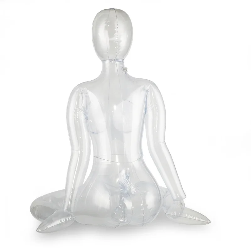 Description Picture 6 of item3style Traqnsparemnt Female Inflatable Mannequin For Body Display Aerate Cloth Casement Shooting Model Sewing DIY Accessorie