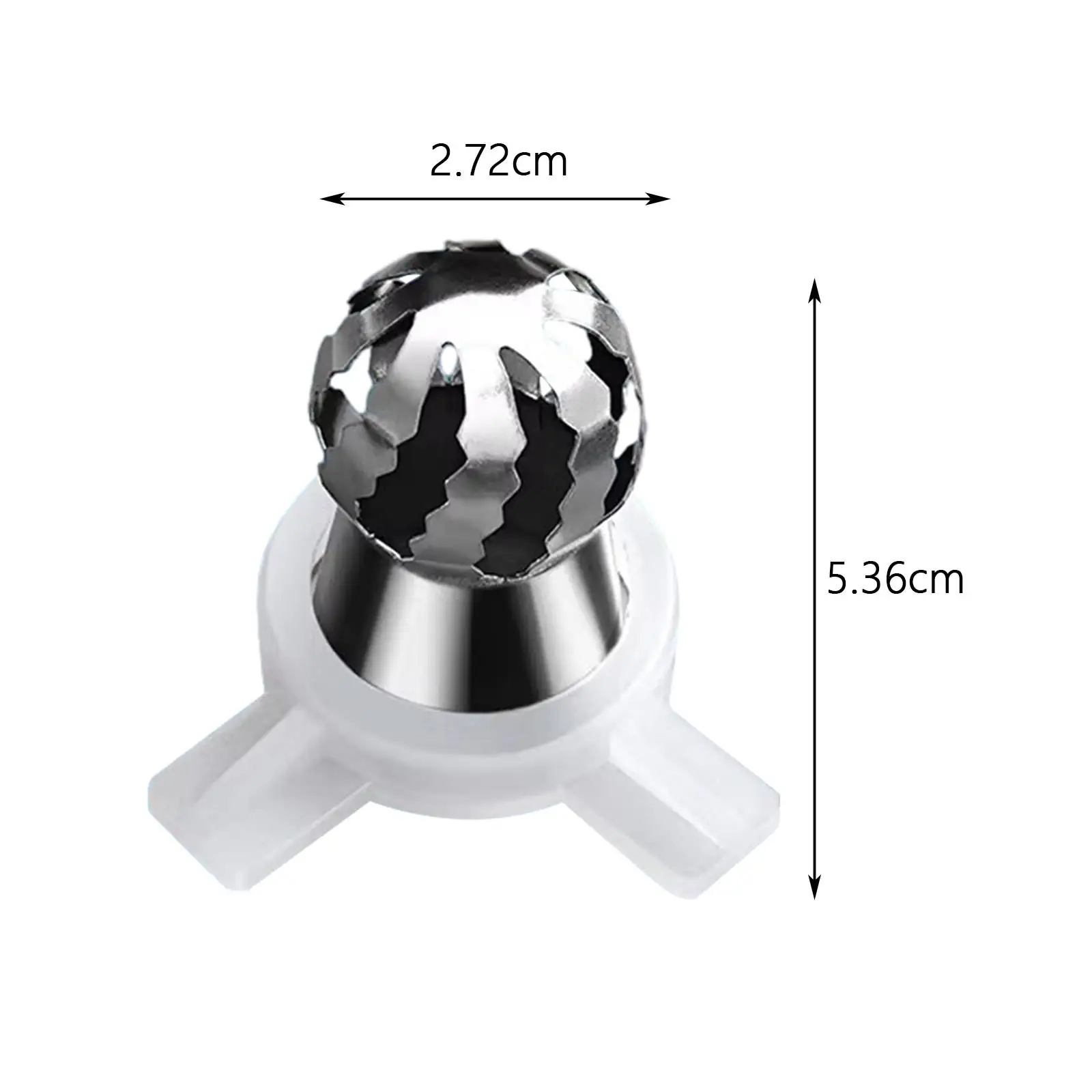 Replacement Spout for Ice Cream Machines with Flower Design and Portable Features