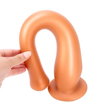 Long Anal Plug Dildo Realistic Buttplug Sex Toys For Women/ Men Masturbators Fake Penis Cock Sexy Anal Toys Adults 18 Butt Plug 3