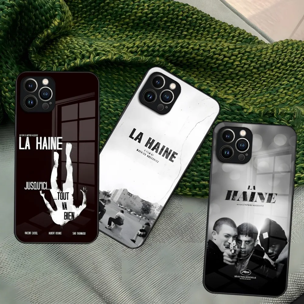 Custodia Per Telefono Francese Con Pellicola La Haine Per Iphone 15 14 13 12 Pro Max 11 Mini X Xr Xs 8 Puls Glass