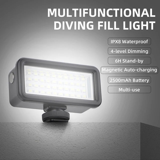 700LM Dive Light For GoPro - SL-100 Underwater Flashlight With 40m Waterproof Rating & 4 Lighting Modes