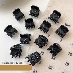 Elegant Black Mini Hair Claw Clips - Set of 12/24 Fashion Accessories (12pcs 2)