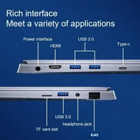 Laptop Desktop Computer I9 Office Gaming Notebooks Windows 11 15.6" 10 Gen Intel Core I9-10885H 64GB RAM 2TB SSD Dual M.2 RJ45 2