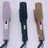 Hair Straightener Plancha Para Cabello 2 Inch Flat Iron with Rhinestones Professional Titanium Straightener Iron Heat-up 480℉ 1