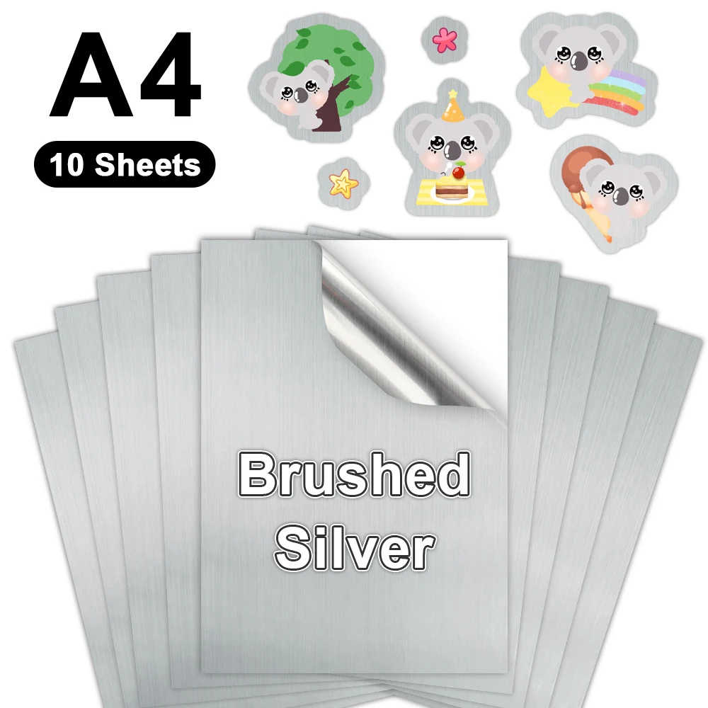 A4 Blank Waterproof Sticker Paper Matte White Vinyl Label SPECIAL for  Inkjet Printer - AliExpress