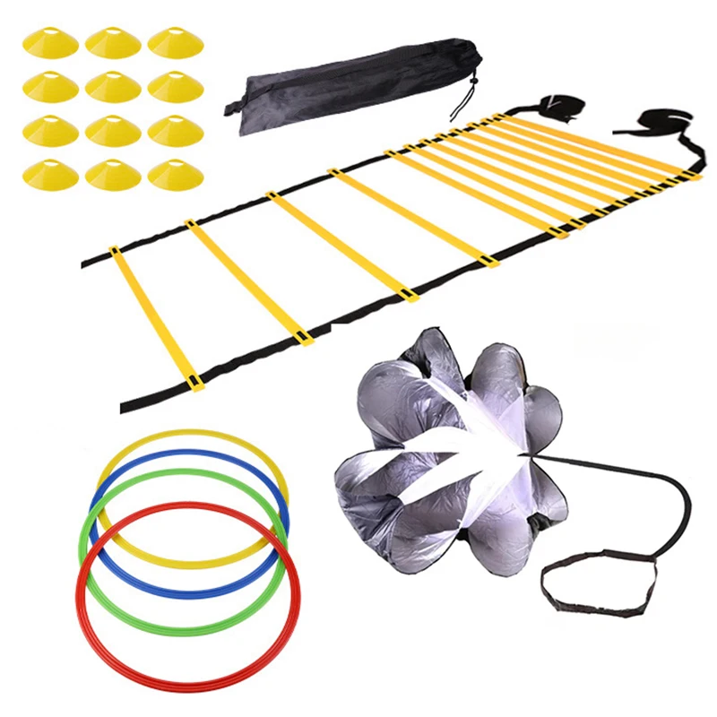 Scala Agilità Paracadute Kit Allenamento Calcio Agilità - Scala - Foto 7