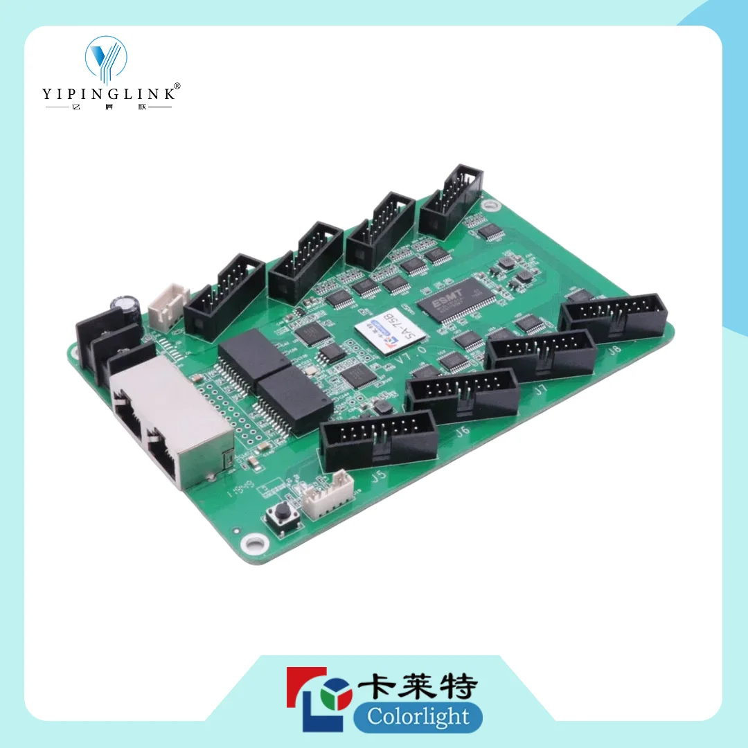 컬러라이트 5A-75B LED 수신 카드 최대 로드 192x1024 픽셀 HUB75 인터페이스 풀 컬러 LED 디스플레이용 LED 제어 카드