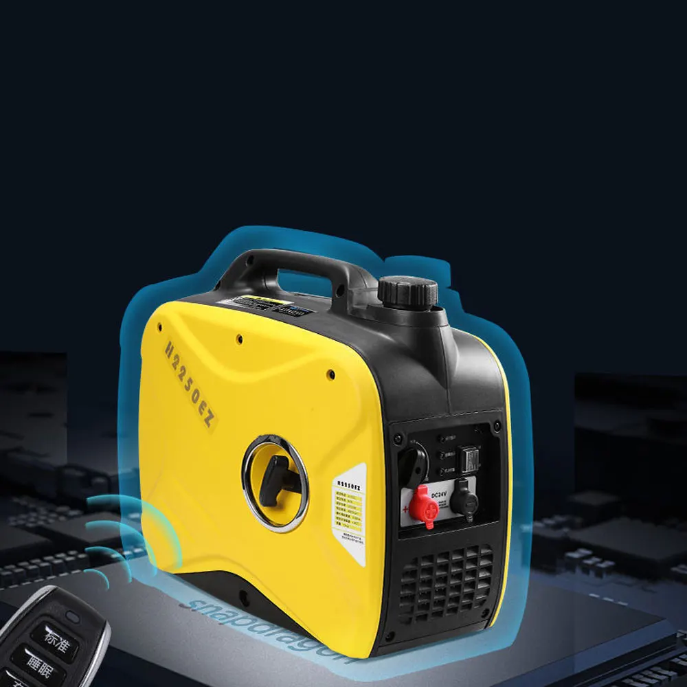 24V 3000W Parking Air Conditioner Gasoline Generator Remote Control Start Dc Truck On-board Mute Small Generator