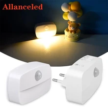 

PIR LED Lamp Motion Sensor Night Light Human Body Induction Wireless Detector Automatic Light On / Off For Home Bedside Lighting