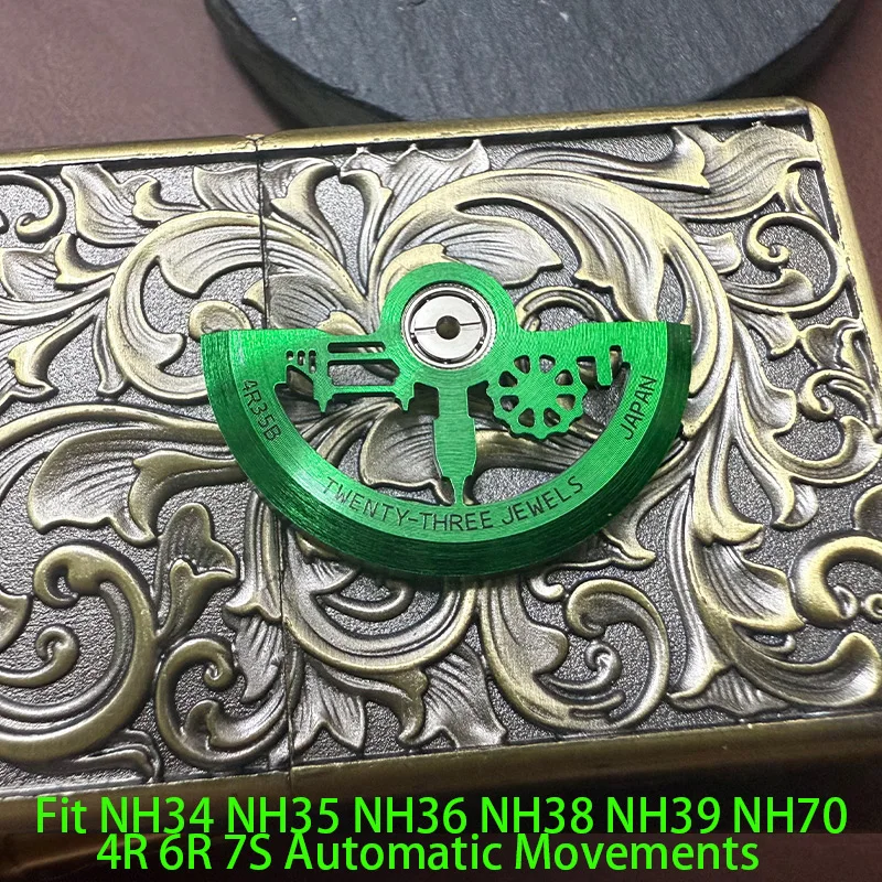 Customized Automatic Hammer Rose Gold Black Blue Silver Gold Watch Rotor Parts