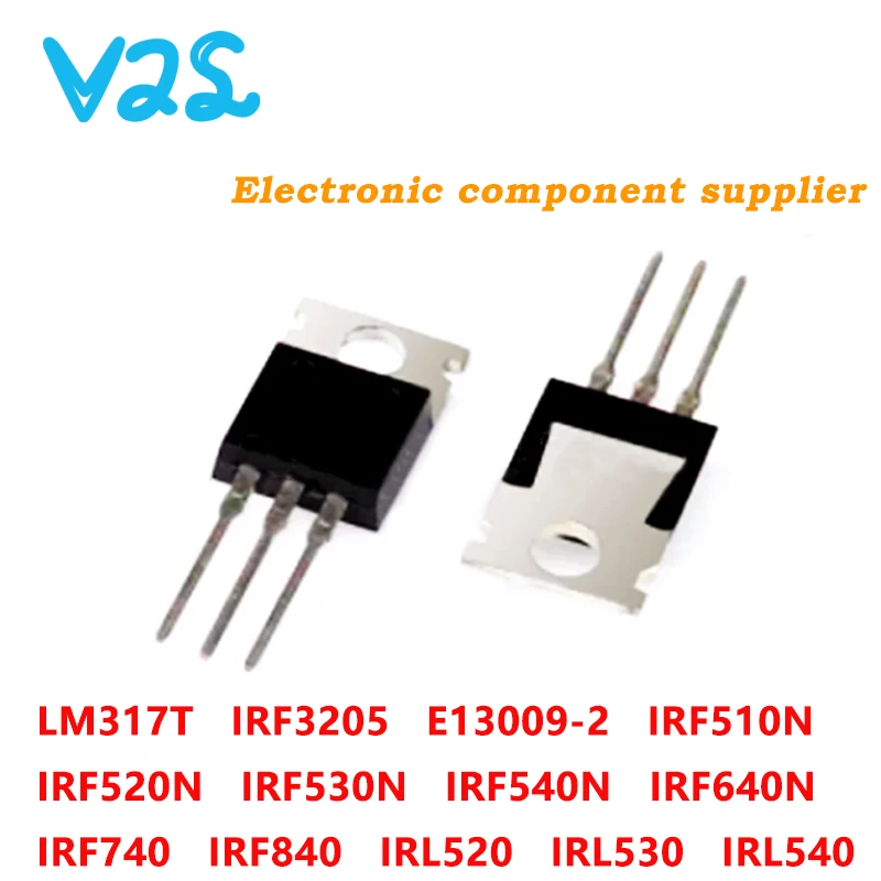 Lote de 5 unidad de IRL540N, IRL540 TO-220, en Stock