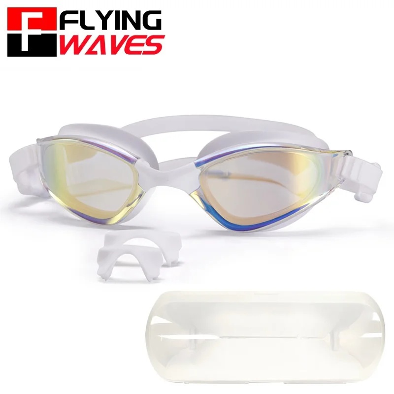 Professional Adult Polarized Swimming Goggles Leak Proof Anti-fog Anti UV Teenagers Soft Fitting Silicone Pool Glasses