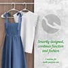 10/30Pcs Dry Wet Plastic Hangers With Notches Ultra-thin Space Saving Storage Of Non-slip Plastic Clothes Hanging Arrangement n 6