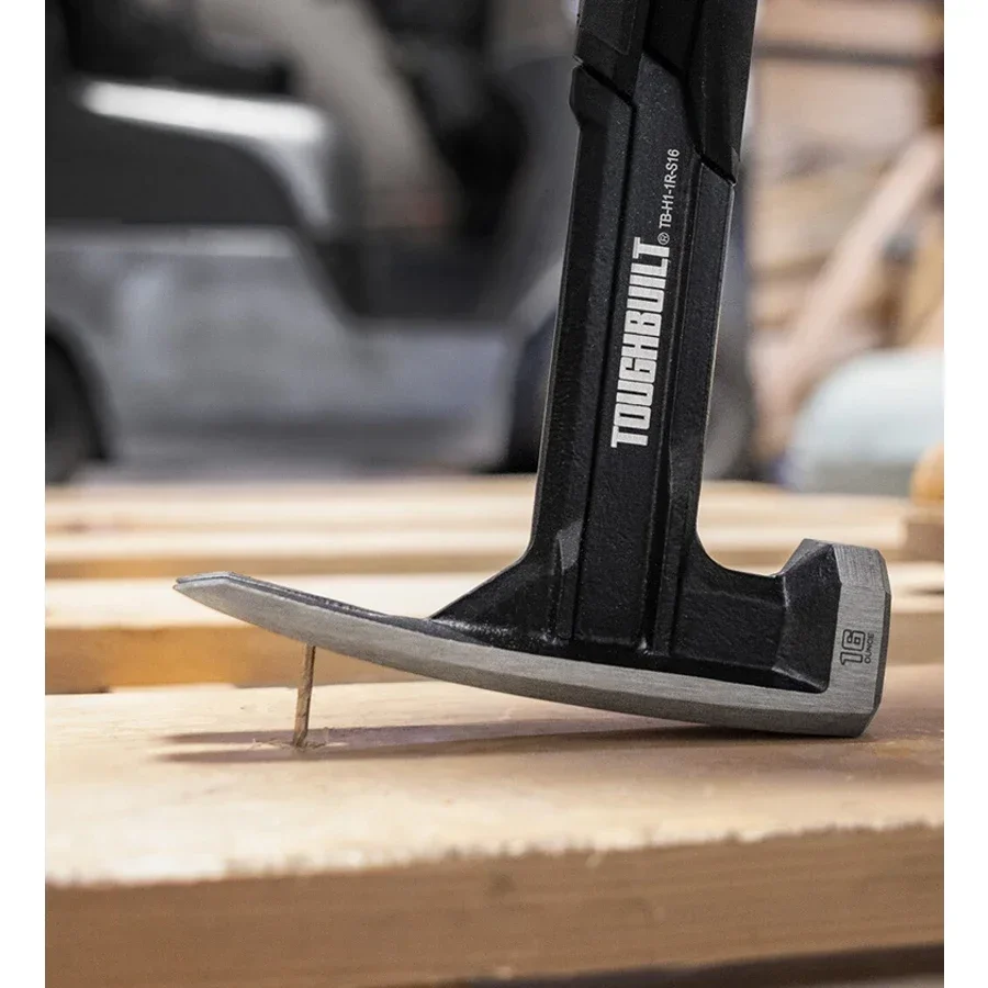 TOUGHBUILT NO.TB-H1-1R-S16  NO.TB-H1-1R-S18 16 TOUGHBUILT Magnetic Nail Slot One Piece Croquet Hammer Hammer Woodworking Hammer 5