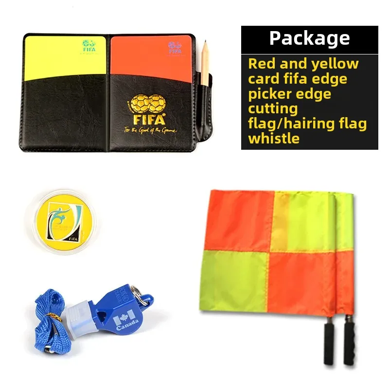 Football Referee Toolkit Whistle Blower Yellow Red Card Signal Basketball Football School Referee Suit Signal Whistle