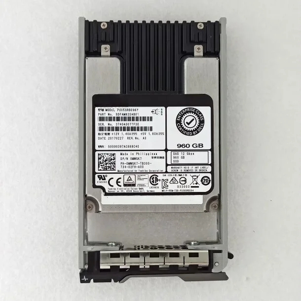 

1pcs for 0MWGK7 PX05SRB096Y 960G 2.5 12Gb SAS SSD server solid-state drive