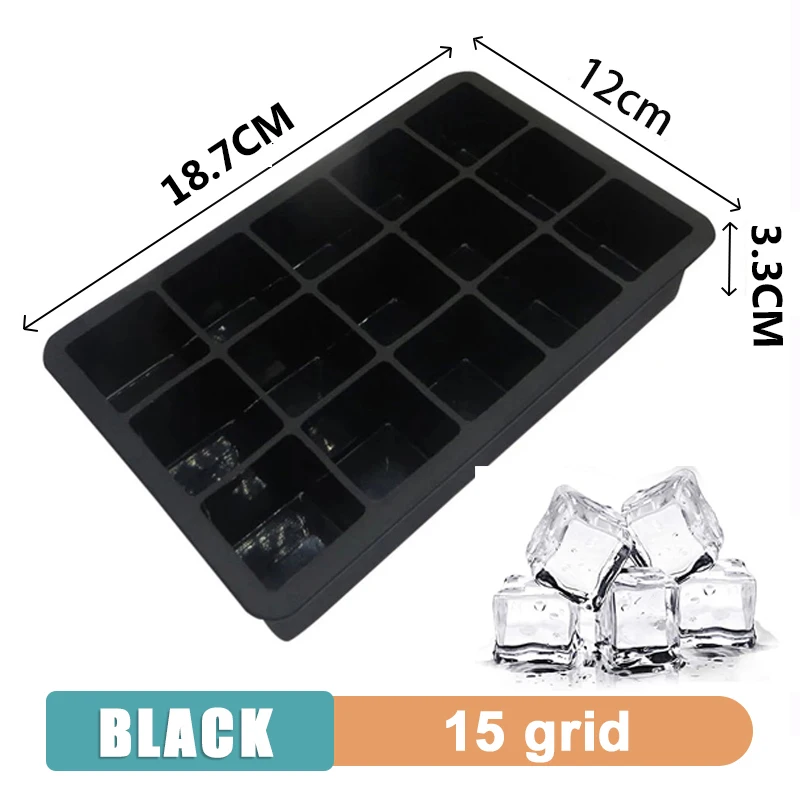 4/6/8/15 Grid Big Ice Tray Mold Giant Jumbo Large Food thumbnail 1