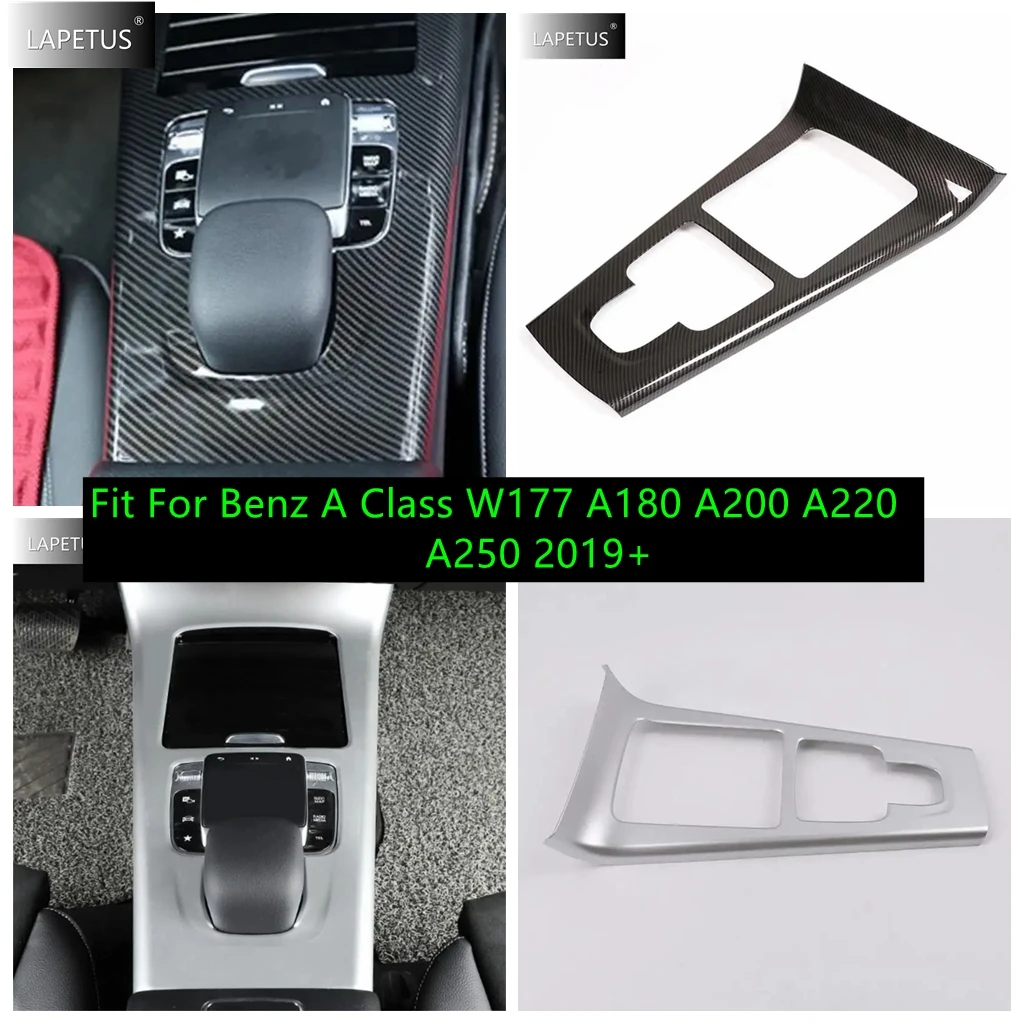 

Carbon Fiber Car Center Console Gear Shift Panel Strip Cover Trim For Mercedes Benz A Class W177 A180 A200 A220 A250 2019 - 2023