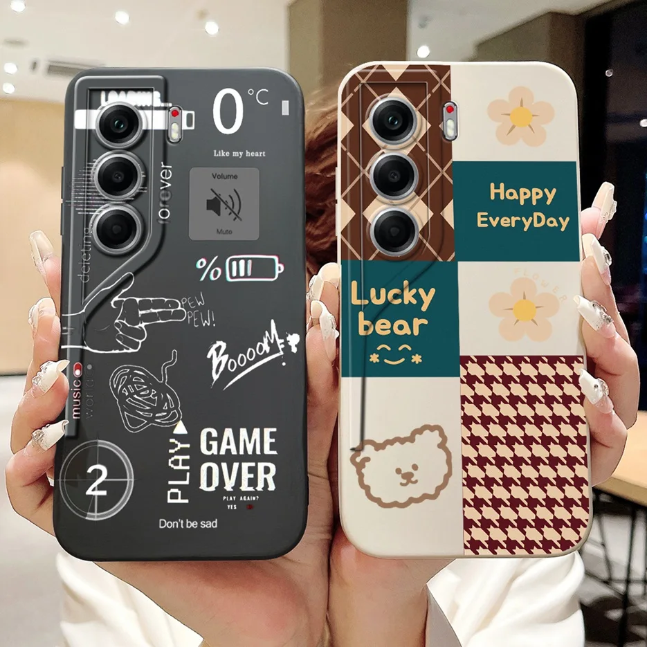 Luxury Art Painted Shockproof Phone Case with Soft s